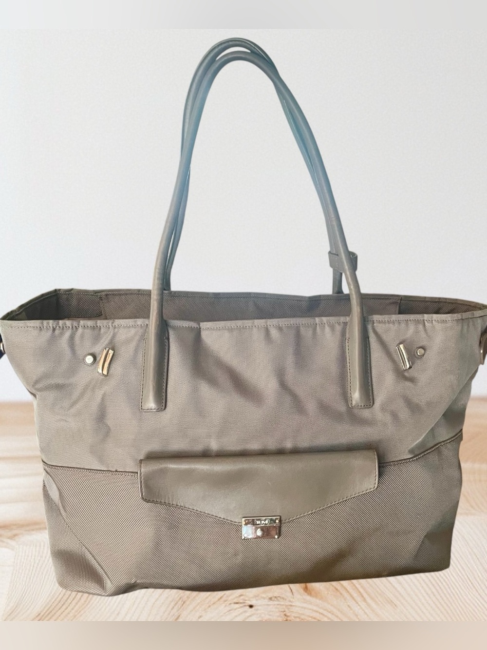 Tumi Grey Crissy Women's Business Laptop Tote Bag
